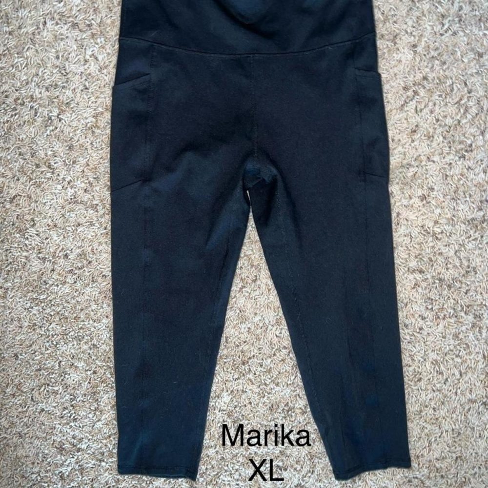 Marika Black High Waisted Leggings XL